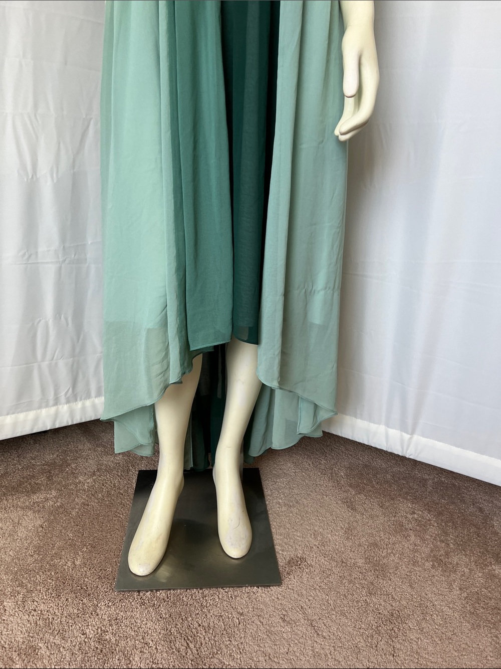 ModCloth High-Low Colorblock Chiffon Maxi Dress - Picture 6 of 11